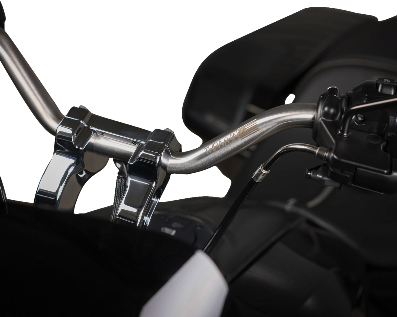 Thrashin Supply CO. 1" Handlebar - Mid Bend - Stainless Steel