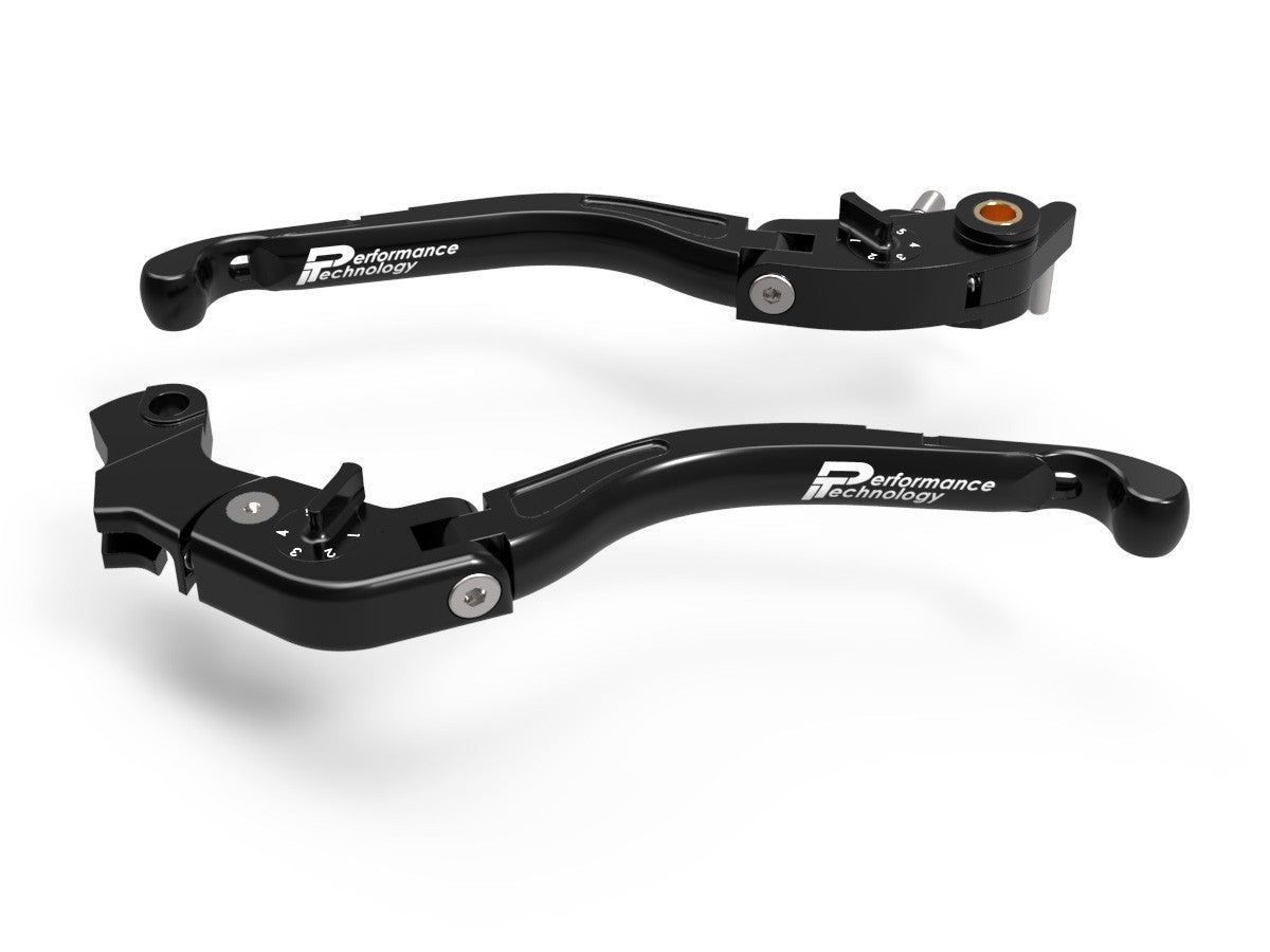 Ducabike DBK LEA05 Brake / Clutch Adjustable Levers Eco GP 2 - BLACK-BLACK