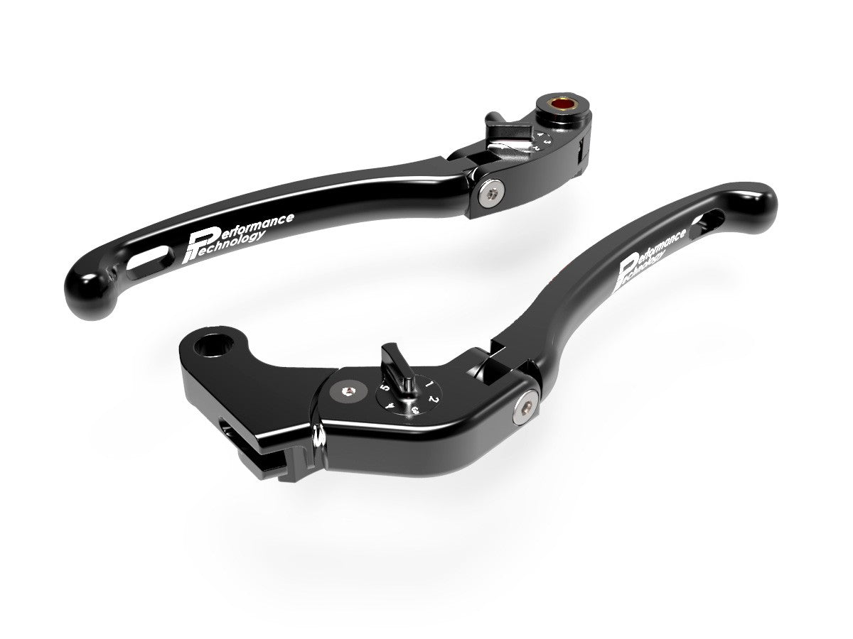 Ducabike DBK LE06 Brake / Clutch Adjustable Levers Eco GP 1 - BLACK-BLACK