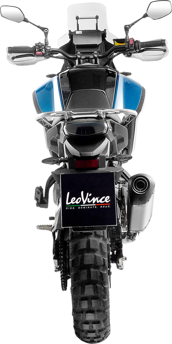 LeoVince Head Pipe - Brushed/Stainless Steel - CF Moto 450 IBEX