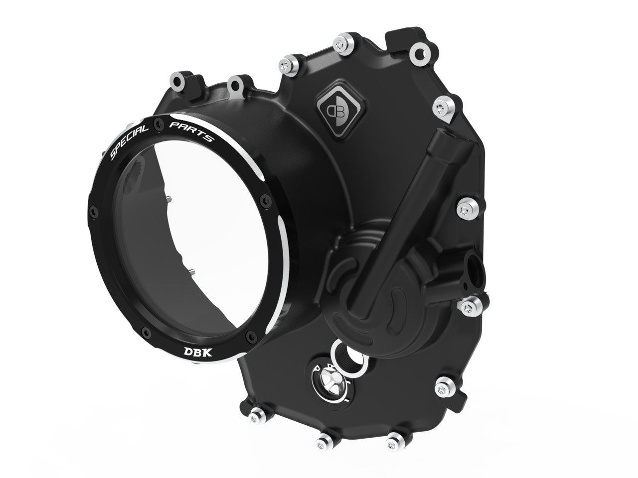 Ducabike DBK Clear Clutch Cover Ducati Panigale Streetfighter V2 - BLACK-BLACK