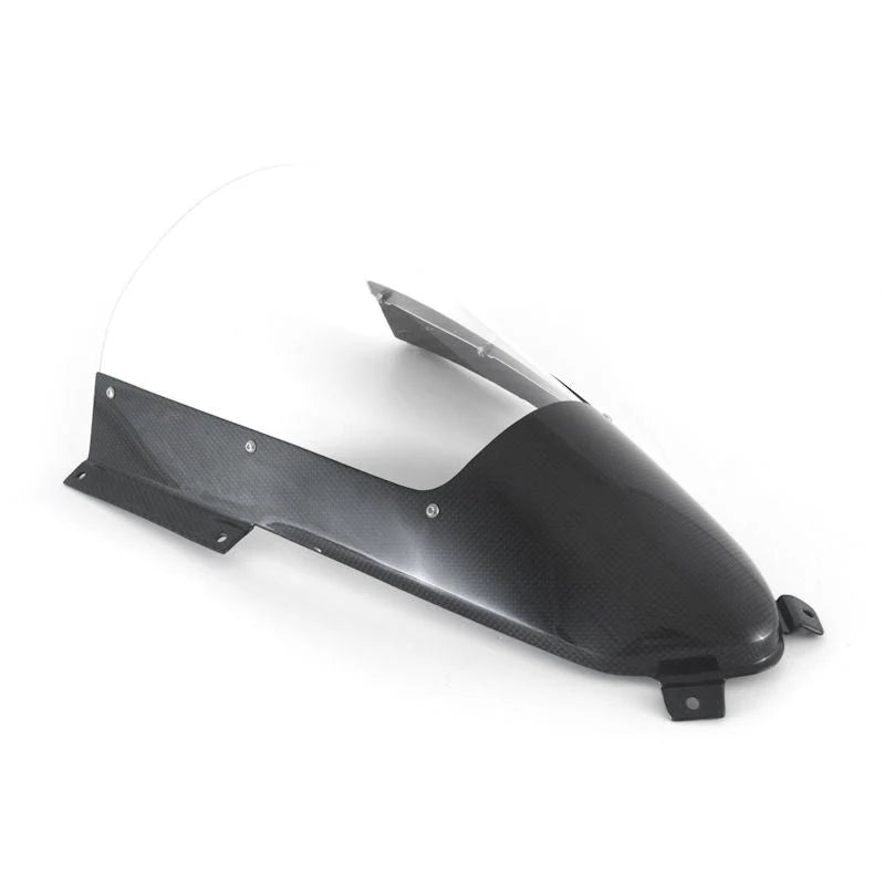Fullsix Carbon Fiber Windscreen Windshield For Panigale V4 V4S V4R SP SP2 - Clear / Satin