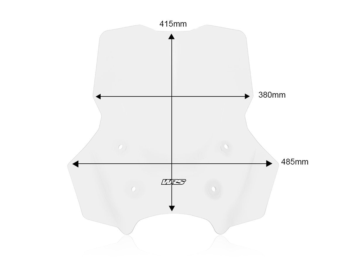 WRS Windscreen Caponord Plus With Radar BMW R 1300 GS Adventure 2024-2026