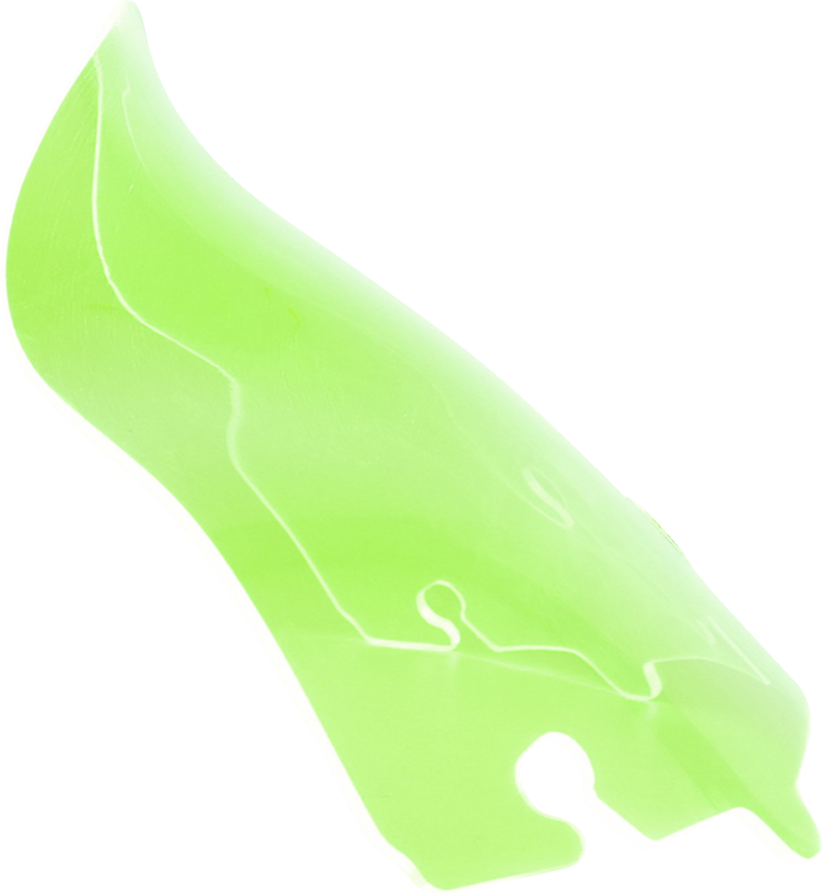 Klock Werks Ice Flare® Windshield - 6.5" - Green Ice - '14-'25 FLHT/FLHX