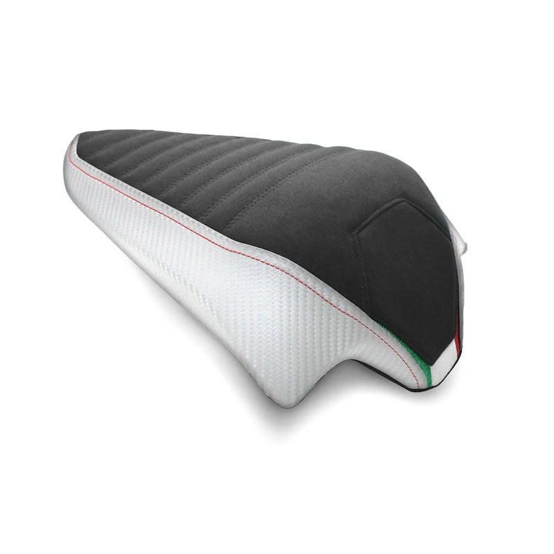 Luimoto Corsa White Seat Cover For Ducati Panigale V2