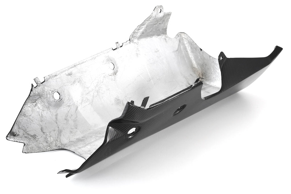 Fullsix Carbon BELLY PAN RACE R1M - After Market Exhaust Without CAT