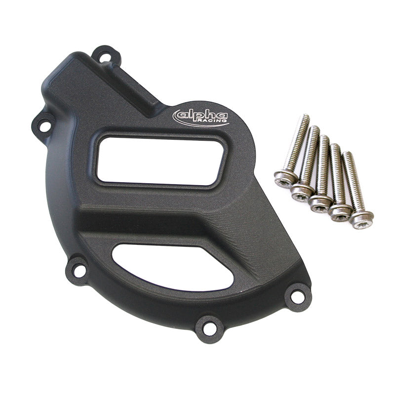 Alpha Racing Alternator cover protection, aluminum