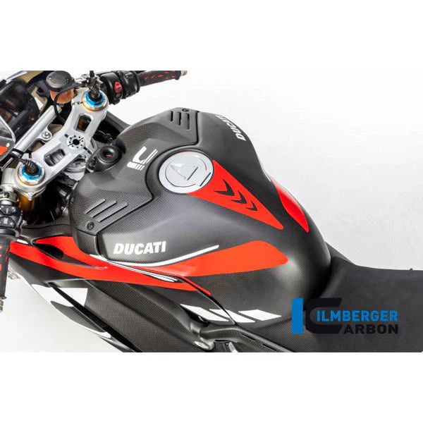 Ilmberger Carbon Fiber Tank Cover Fairing For Ducati Panigale V4 V4S V4R