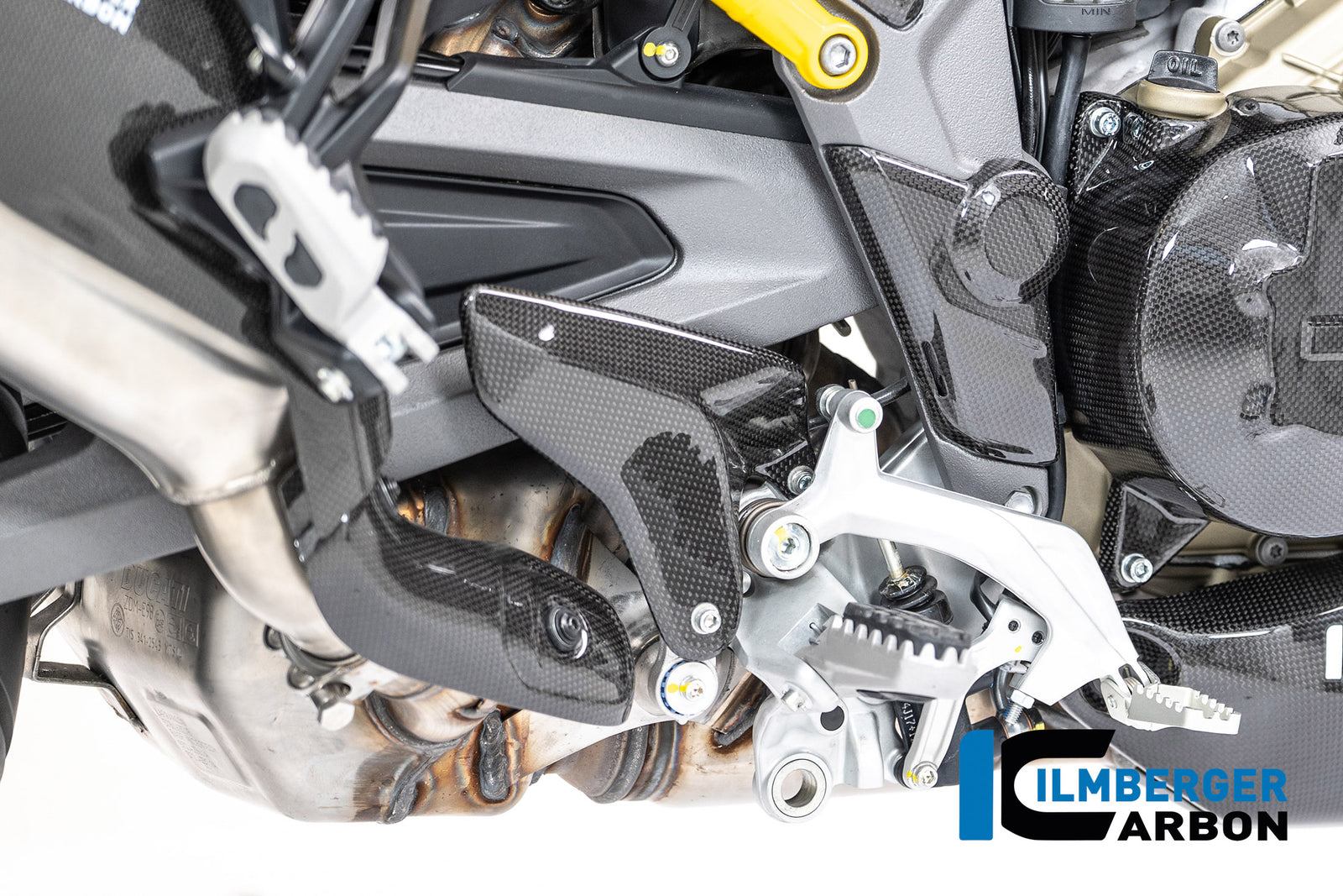 Ilmberger Carbon Heel Protector Right Carbon Glossy Ducati Multistrada V4 2025