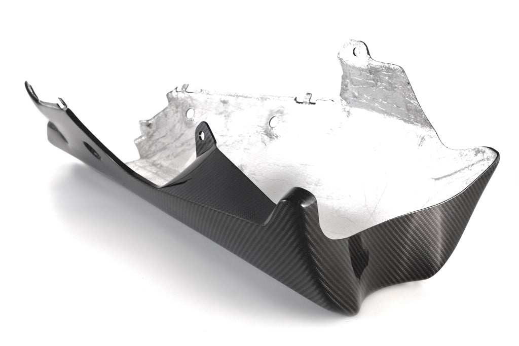 Fullsix Carbon BELLY PAN RACE R1M - After Market Exhaust Without CAT