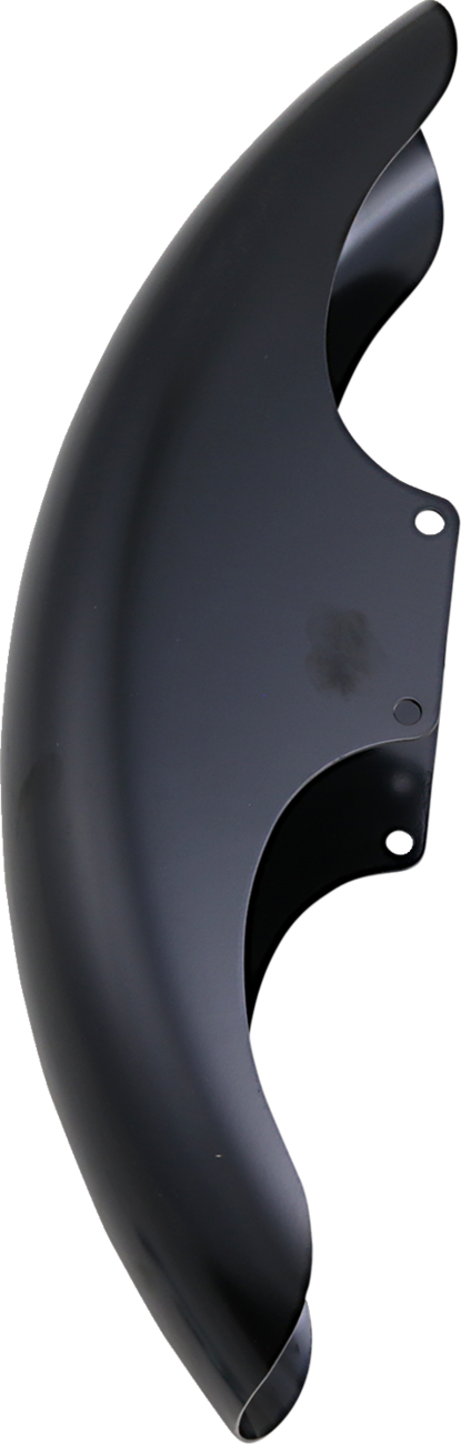 Klock Werks Top-Hat Front Fender - Black - 19" - HD Dyna/Softail
