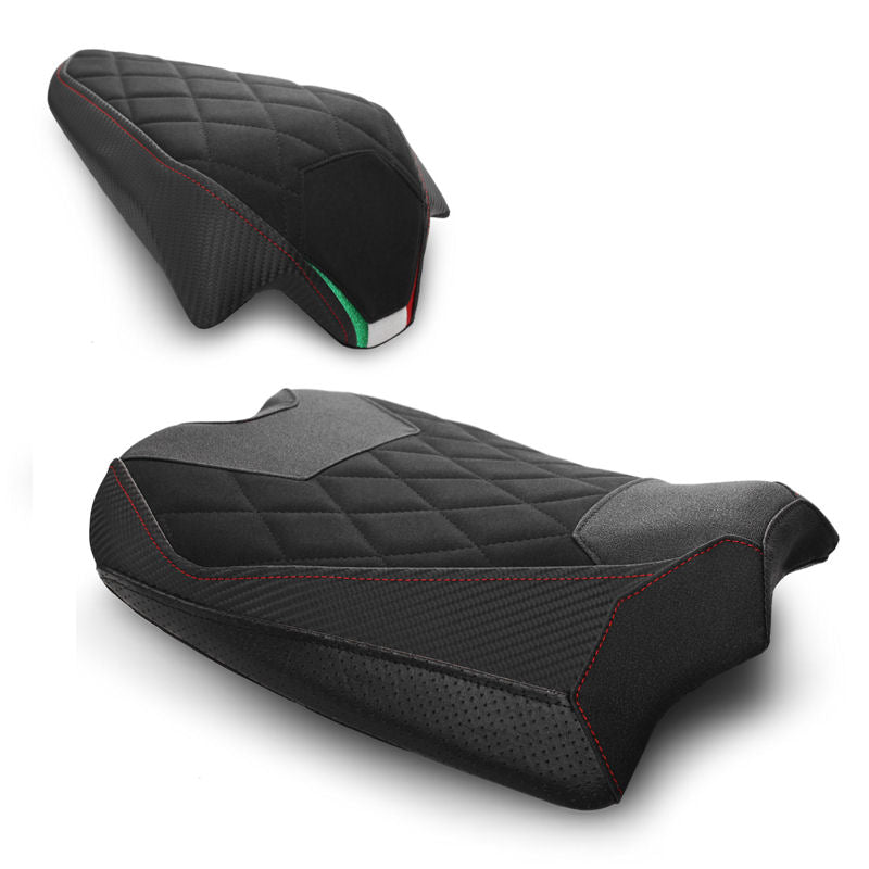 Luimoto Diamond Grezzo Seat Cover for Ducati Streetfighter V4 V4S
