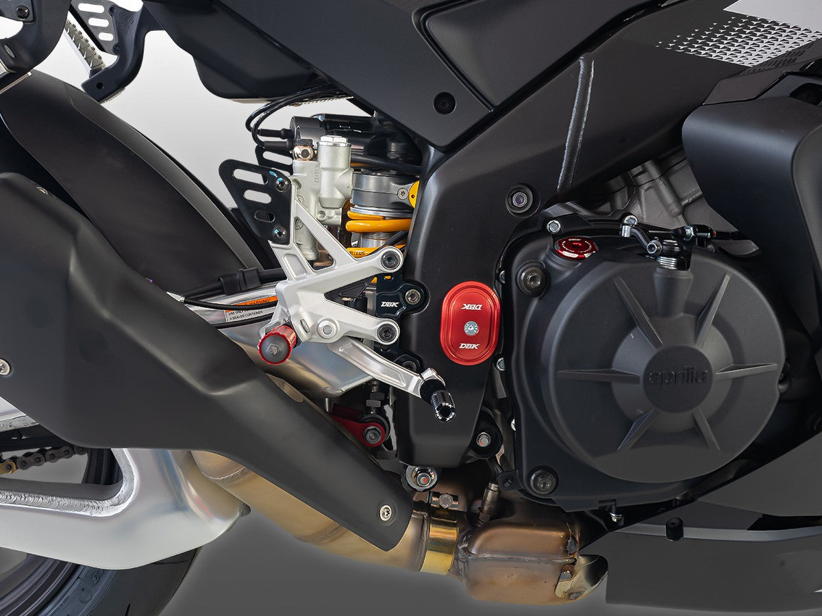 Ducabike DBK OEM Footrest Rearset Plates Aprilia RSV4