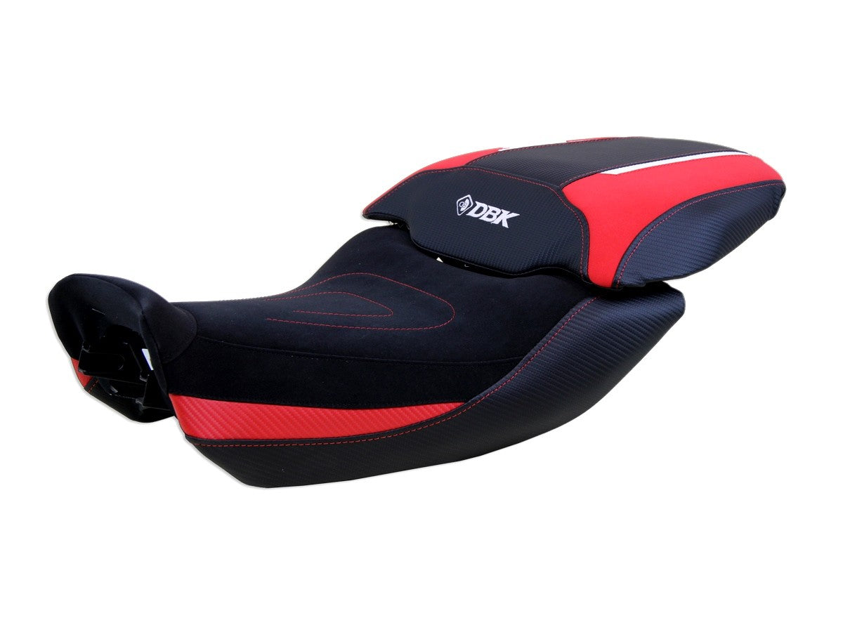 Ducabike DBK CSDV4C01 Diavel V4 Comfort Seat Cover - BLACK-RED