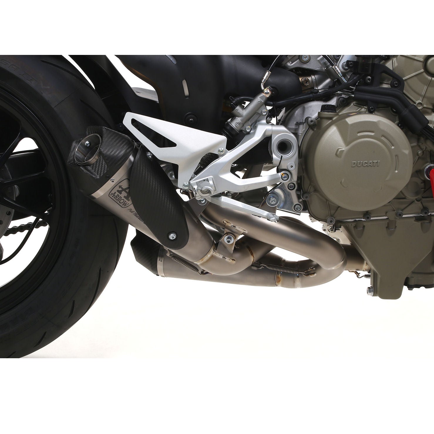 Arrow Works Full Titanium Slip-On Exhaust for Streetfighter V4 V4S