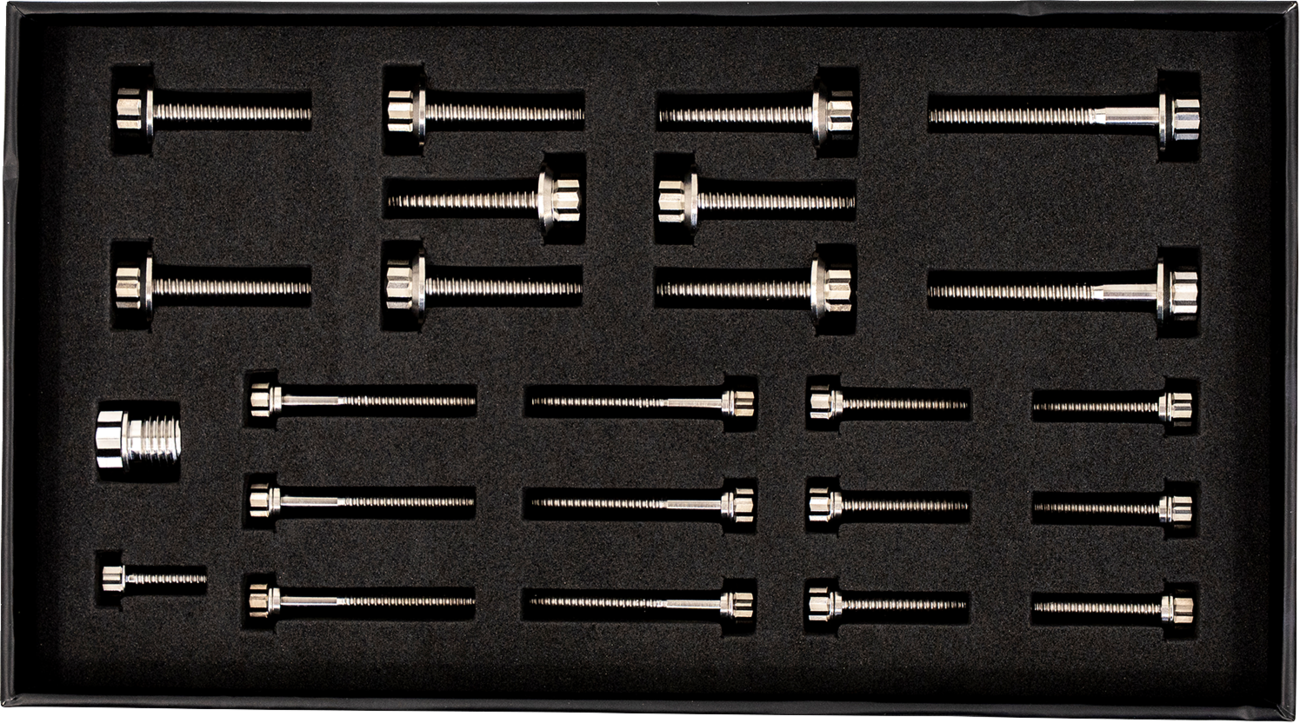 Trask Bitchin' Bolts Hardware Kit - Titanium - M8 - Transmission