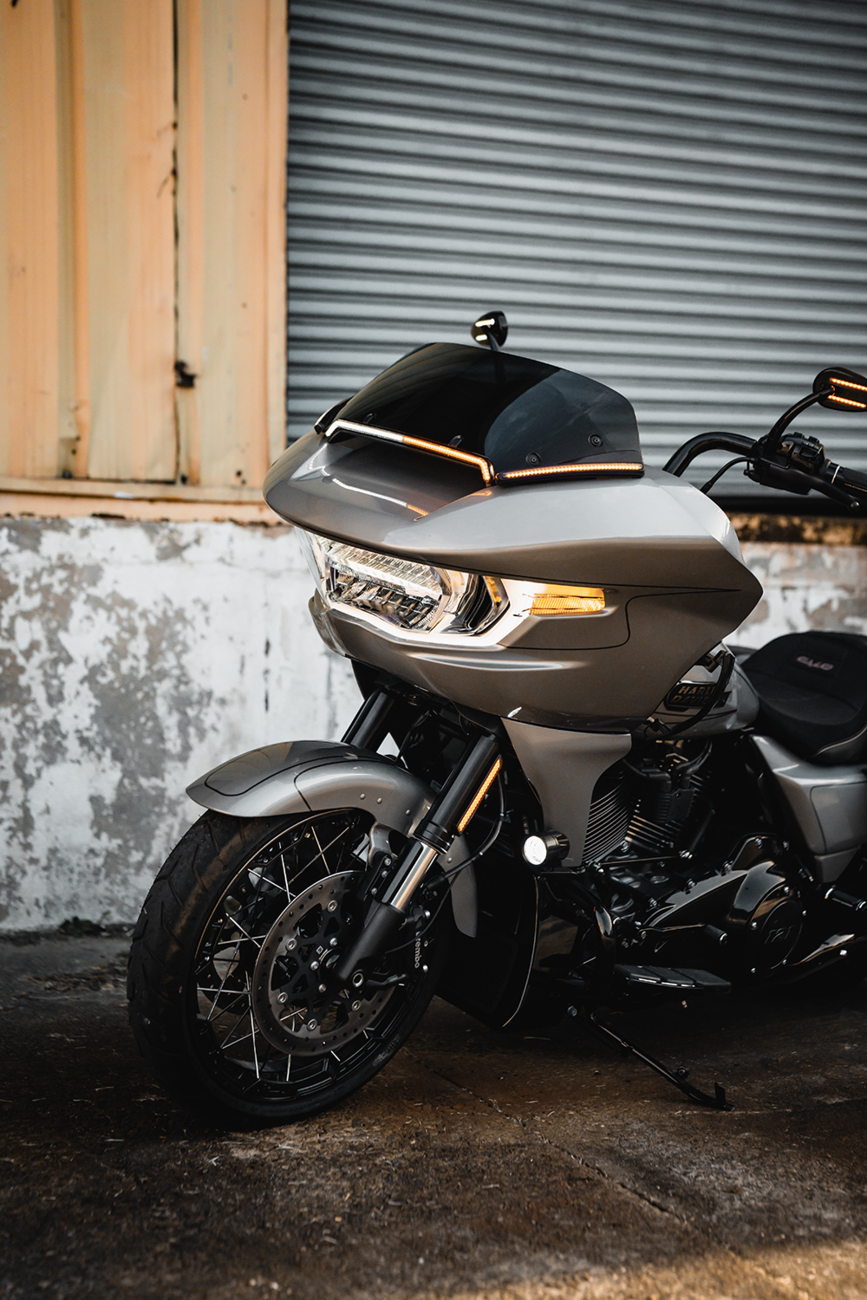 Custom Dynamics LED Fork Light - Amber - Black