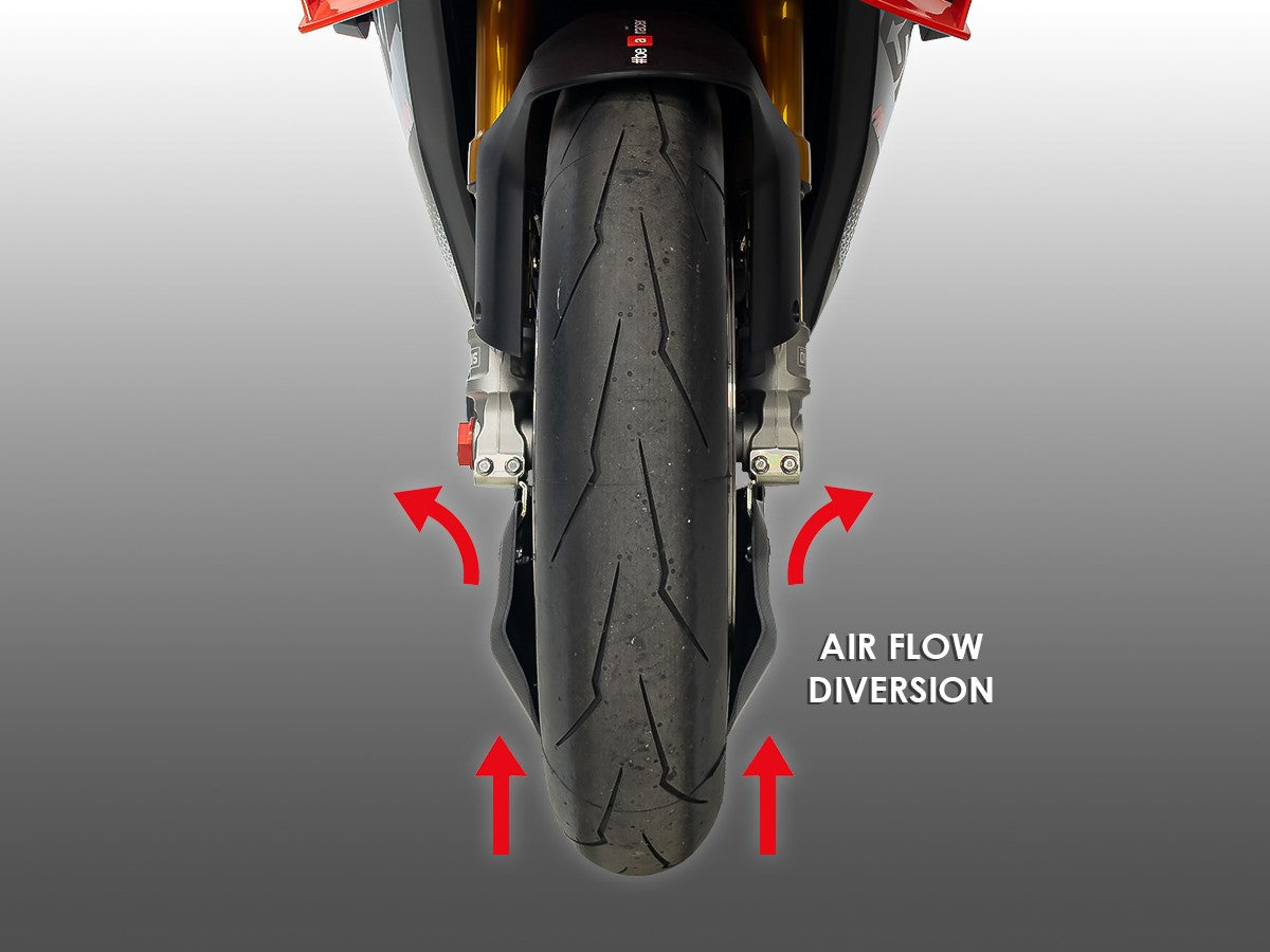 Ducabike DBK Aprilia Front Aerodynamic Deflector Kit Ohlins Forks