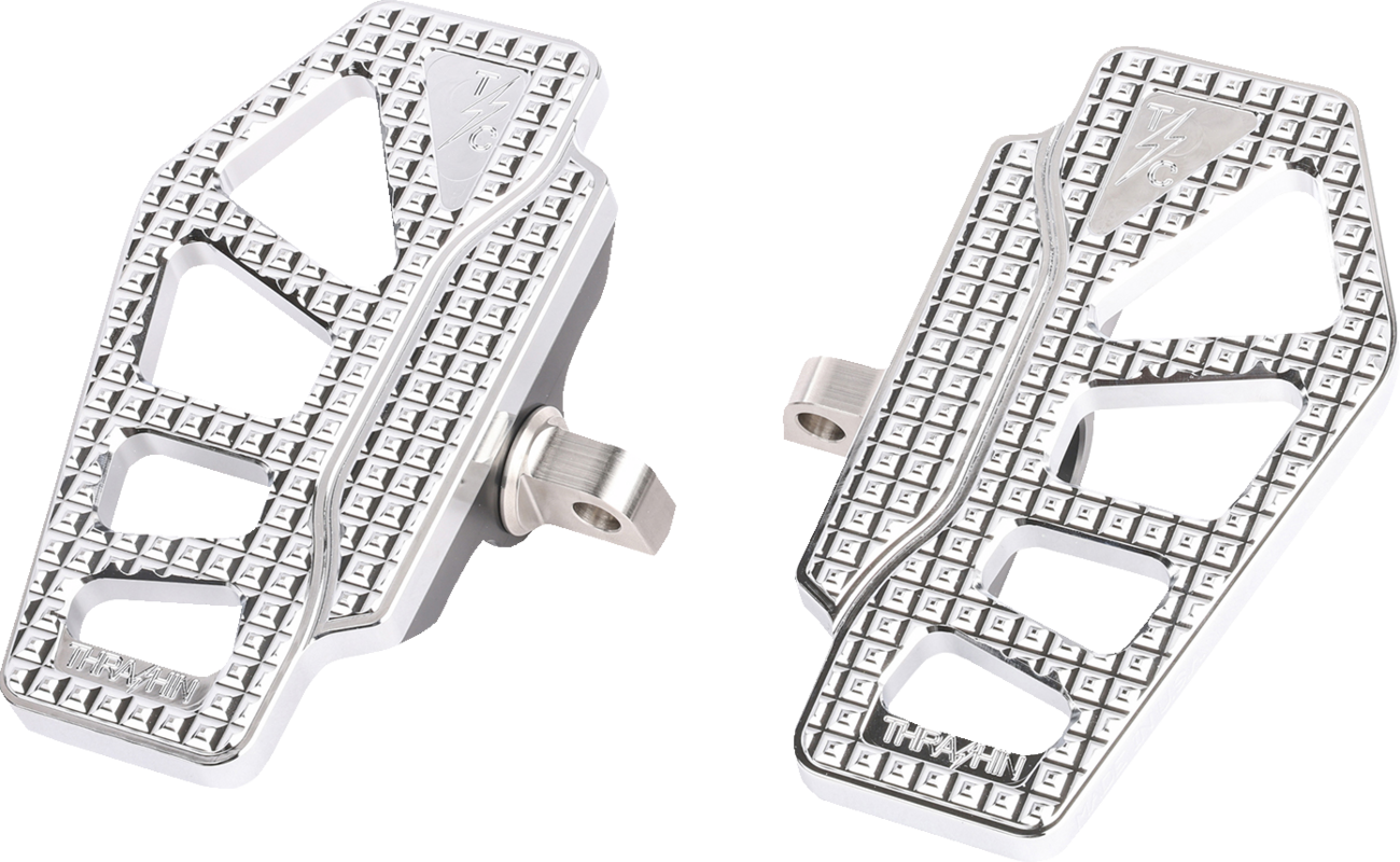 Thrashin Supply CO. Apex Mini Floorboards - Male Mount - Chrome