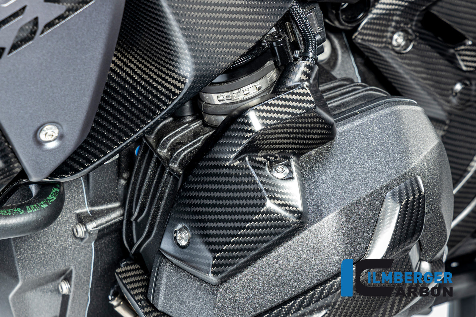Ilmberger Carbon Injector Nozzle Cover Left BMW R 1300 GS - Matte / Twill