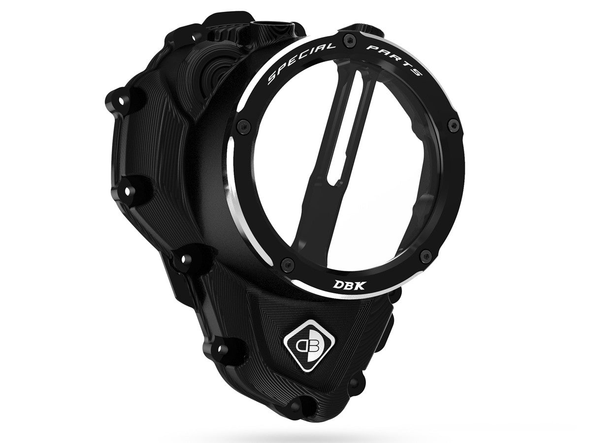Ducabike DBK Ccdv16 Triumph Clear Clutch Cover Oil Bath 3D-EVO - BLACK-BLACK
