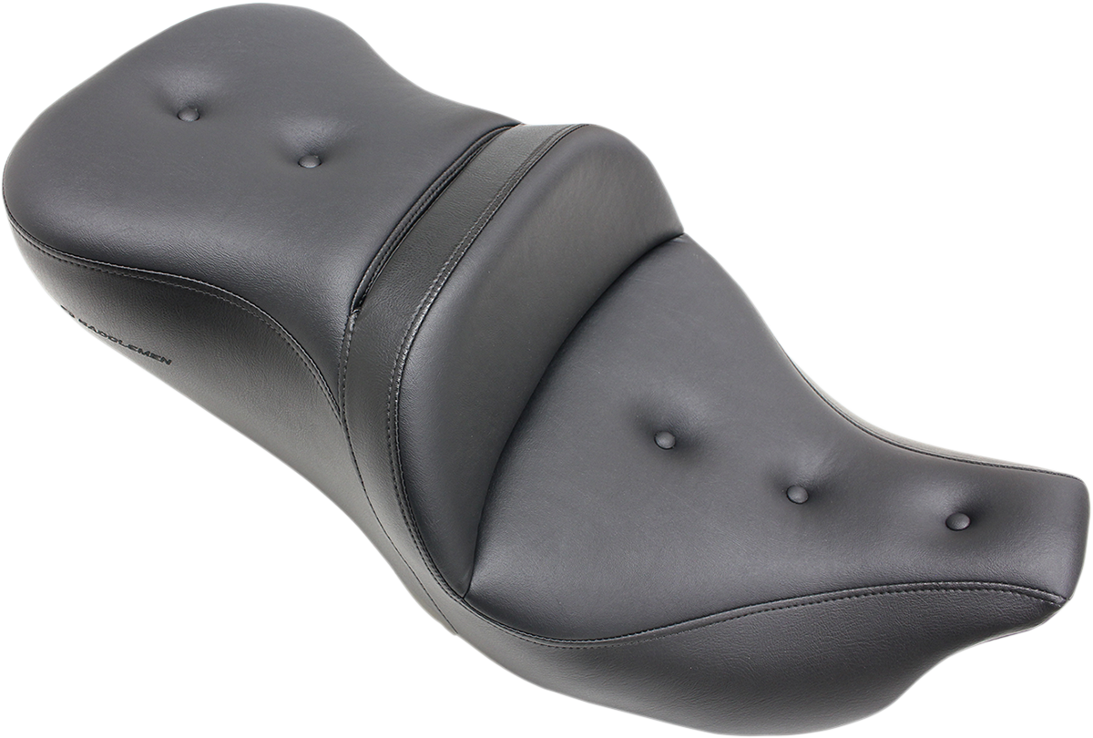 Saddlemen Pillow-Top Roadsofa™ Seat - With Backrest - Black - FLH/FLT '08-'24