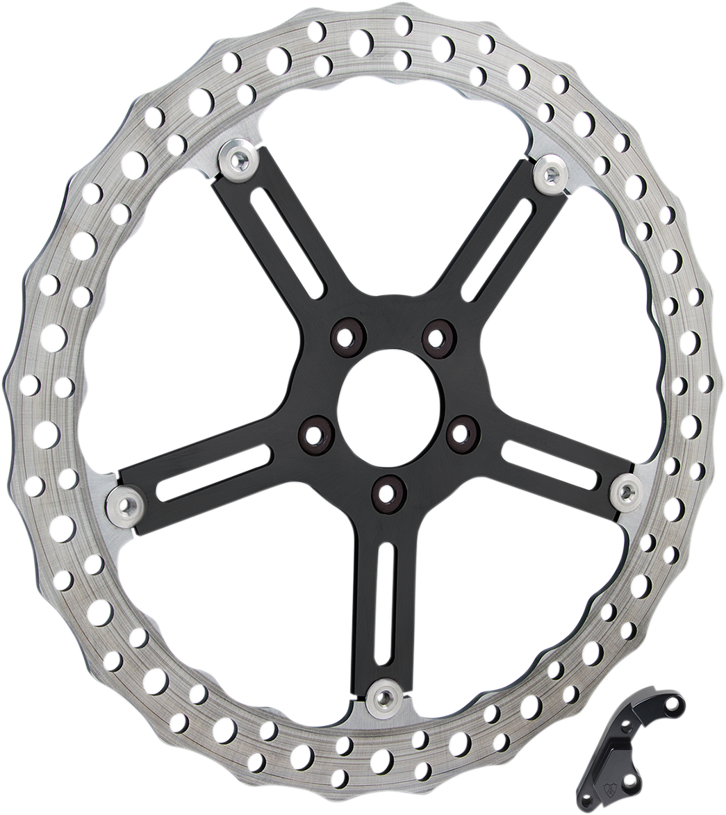 Arlen NESS Jagged Brake Rotor - 15" - Left - Hub-Mount