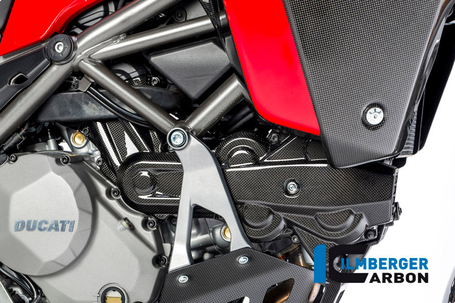Ilmberger Carbon Horizontal Timing Belt Cover Ducati MTS 1200 2015 - Gloss