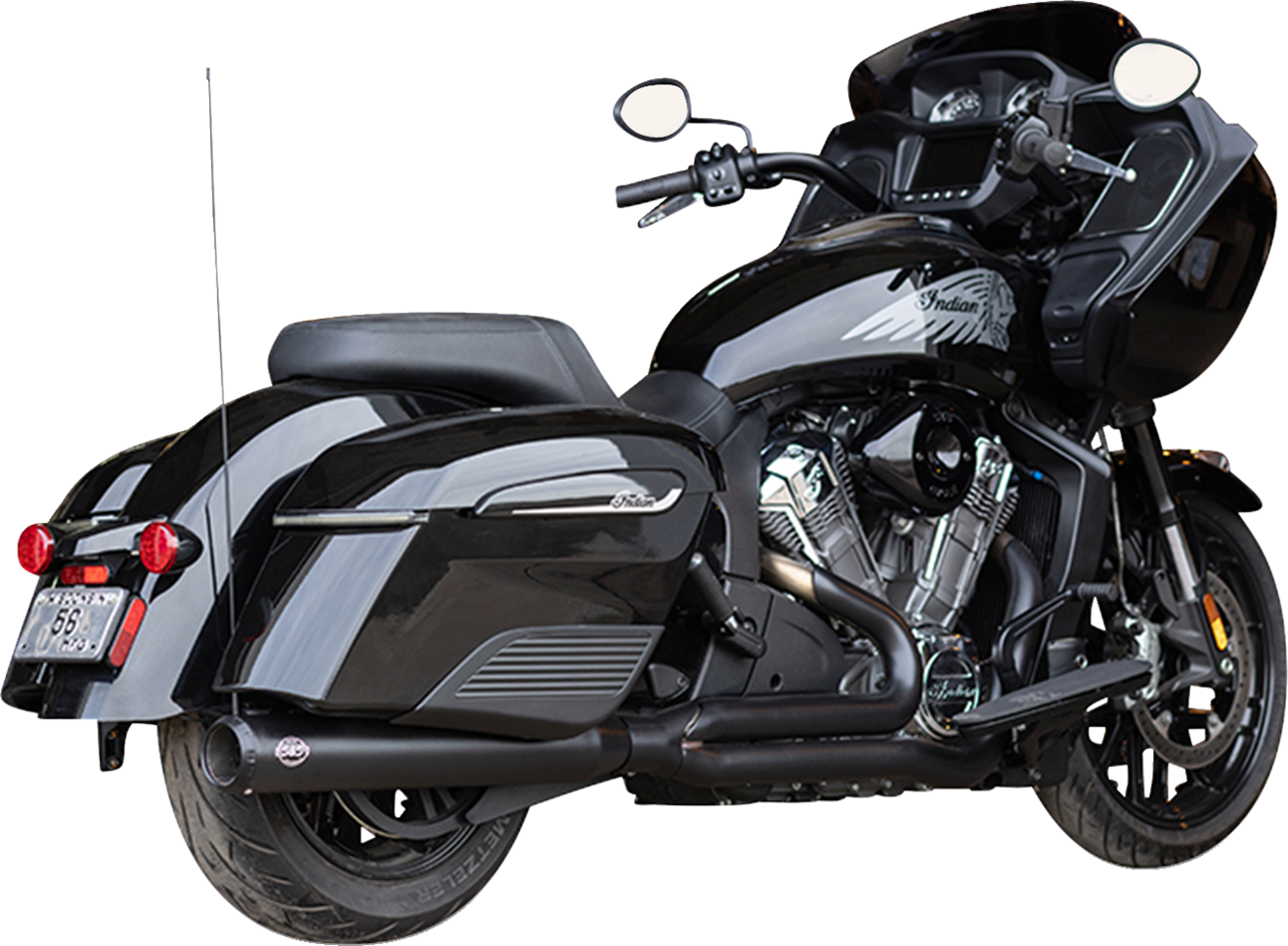 S&S Cycle 2-Into-1 Qualifier Exhaust System