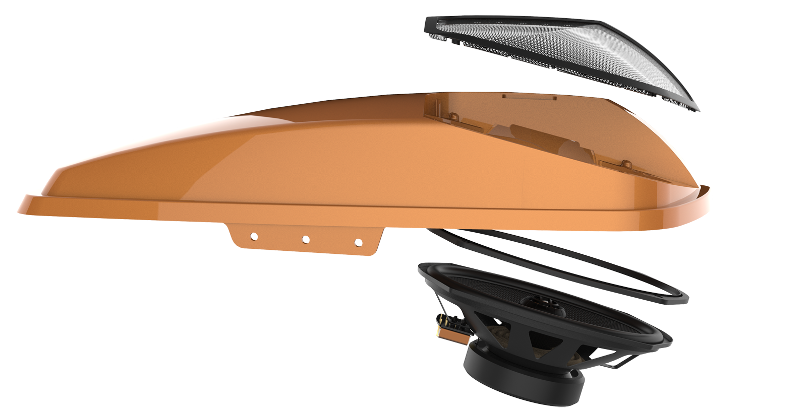 Hogtunes Speaker Lid With 6"x9" XL Speakers