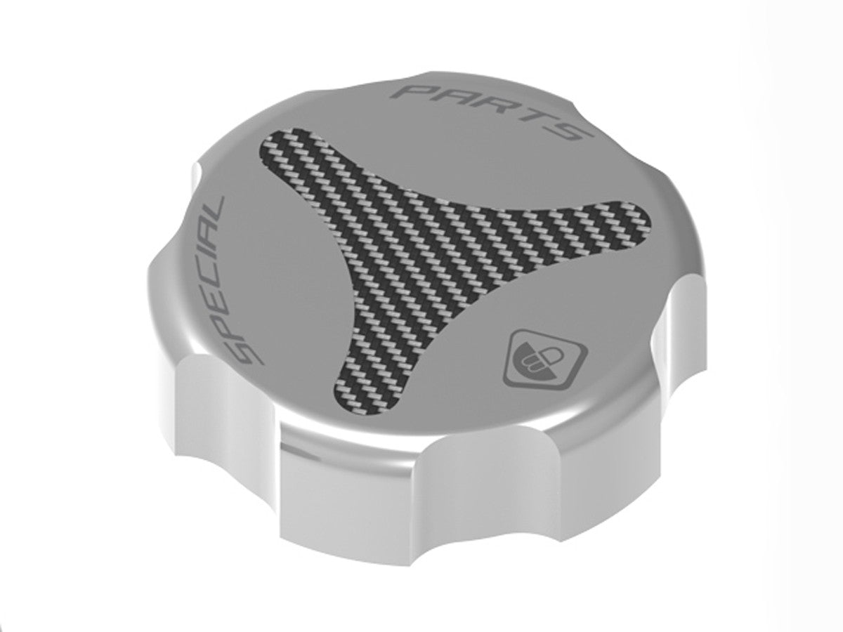 Ducabike DBK TLS04 Rear Fluid Reservoir Cap - Silver
