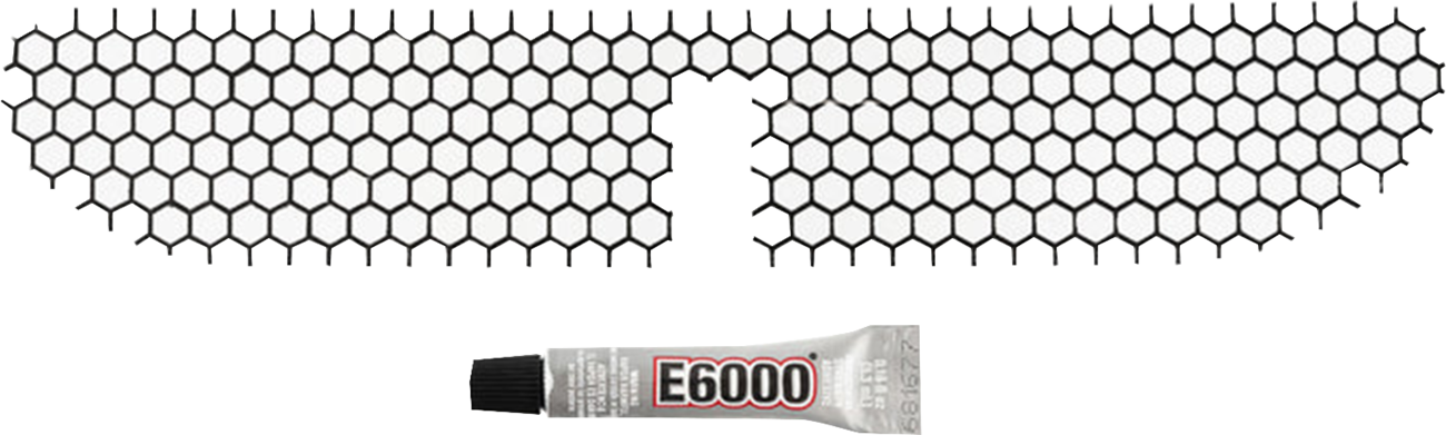 Klock Werks Fairing Vent Screen - Honeycomb - Black – FLHT/FLHX