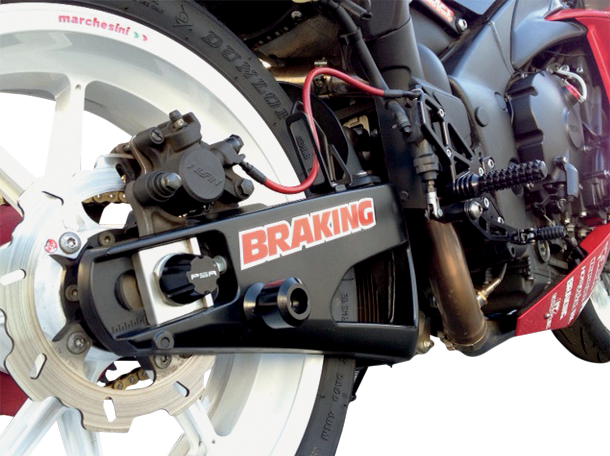PSR Swingarm Slider - Black - Aprilia/Triumph/Yamaha