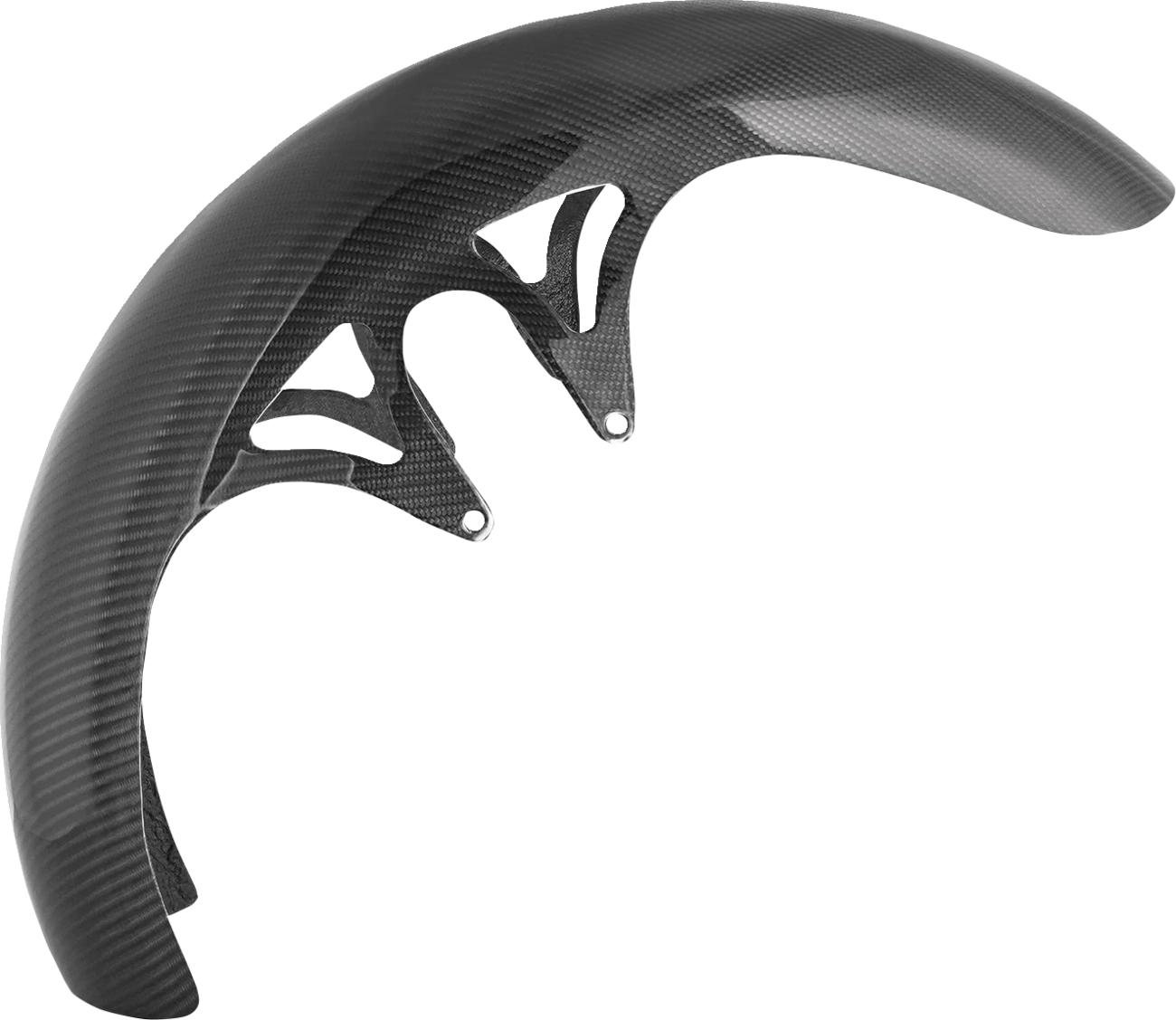 Arlen NESS Front Fender - Wrapper - 21" - Carbon Fiber/Gloss - HD Touring '99-'13