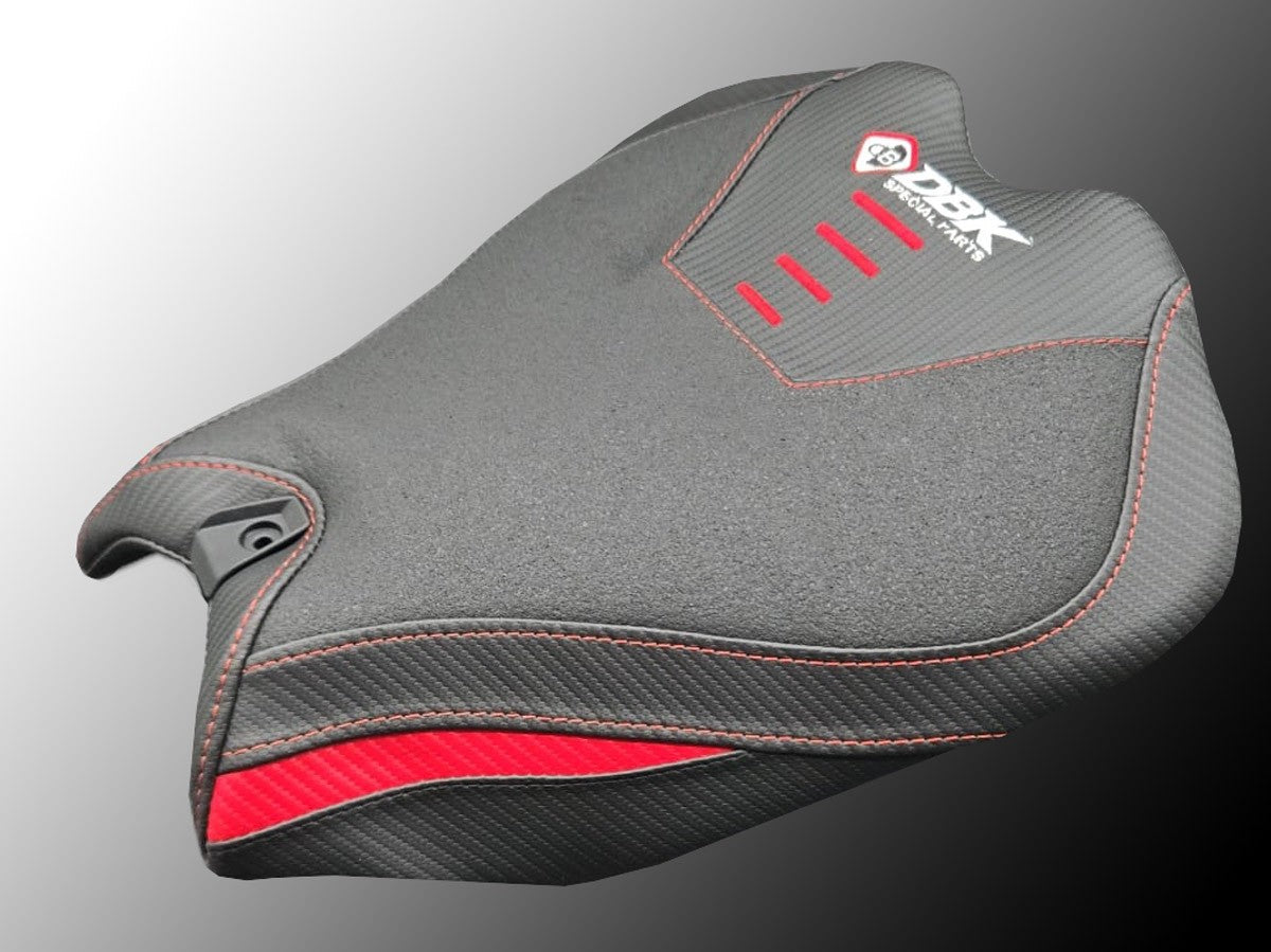 Ducabike DBK Csv4c02 Panigale V4 MY 2025 Comfort Rider Seat Cover - BLACK-RED