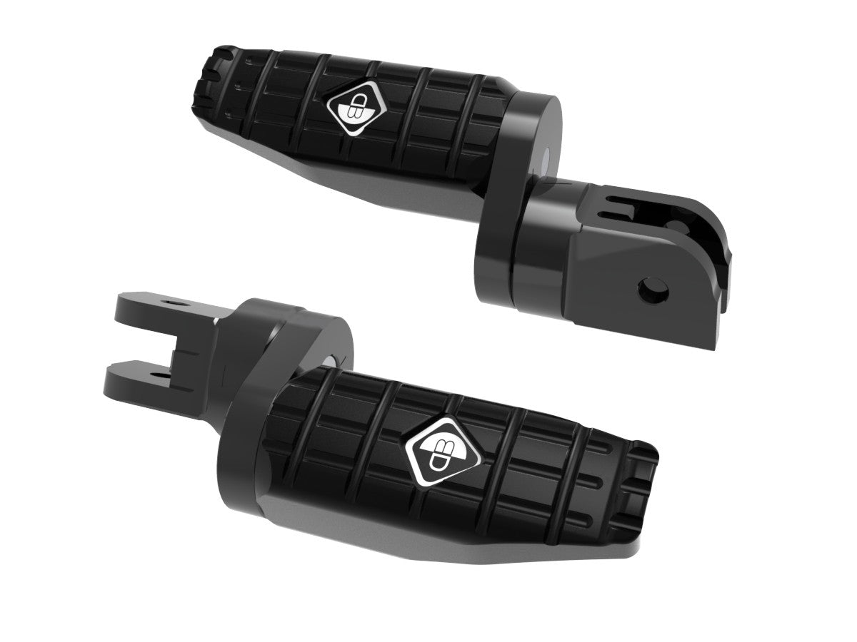 Ducabike DBK KPDM05 Adjustable Sport Pilot Footpegs Kit - BLACK