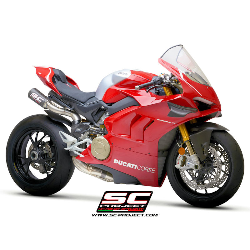 SC Project WSBK Full Titanium Undertail Exhaust System for Panigale V4 V4S V4R