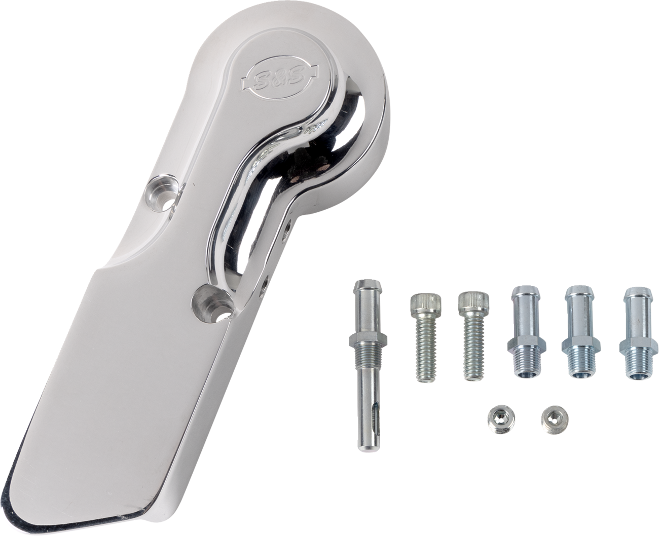 S&S Cycle Oil Filter Mounting Bracket Kit - Polished