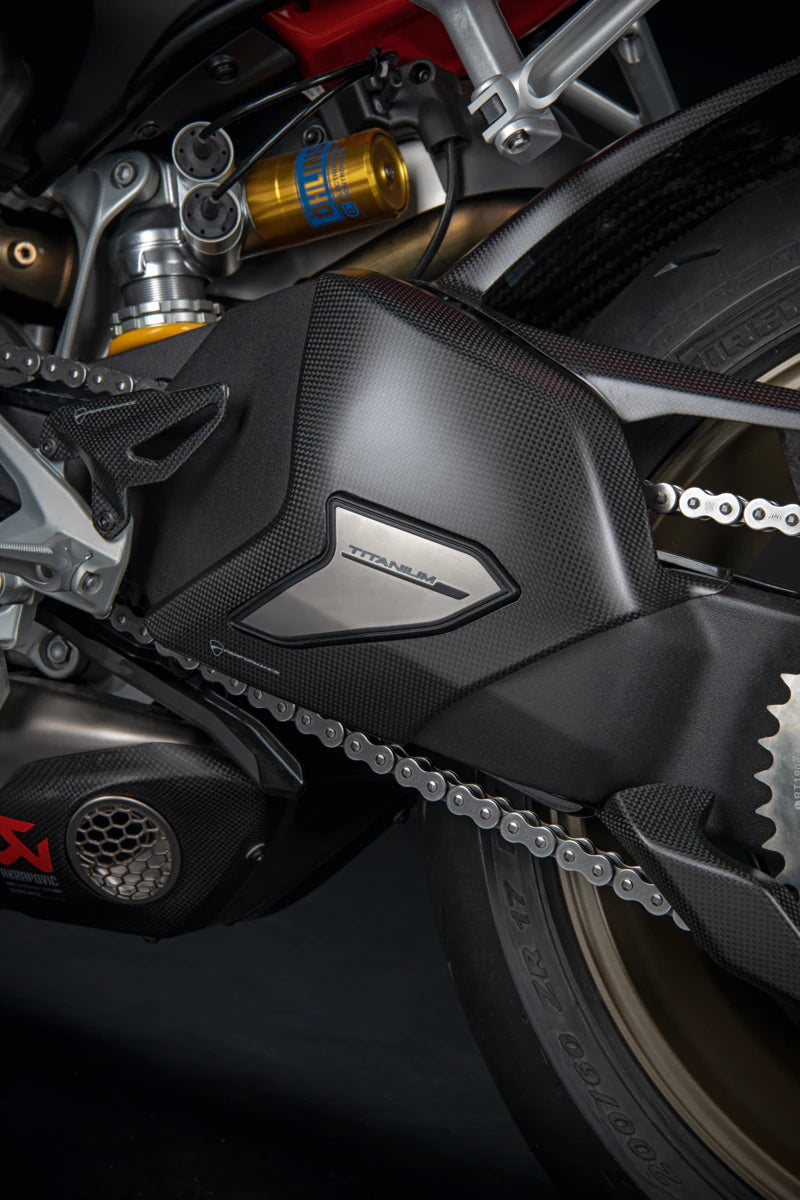 Ducati Performance Carbon And Titanium Protection For Swinging Arm