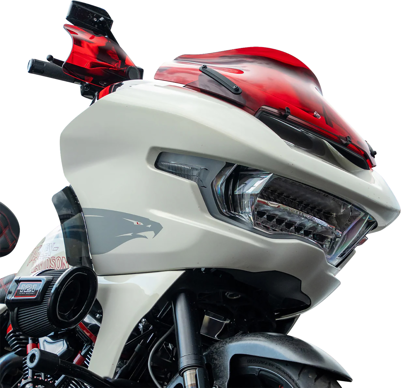 Klock Werks Flare® Handguards - '23-'25 Harley-Davidson - Red