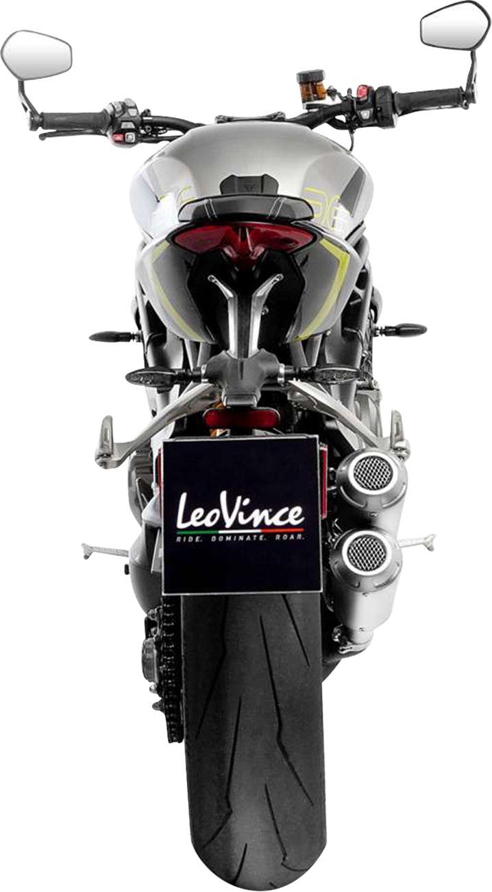 LeoVince LV-10 Slip-On Muffler - Triumph Speed Triple 1200 RR/RS/RX/SS