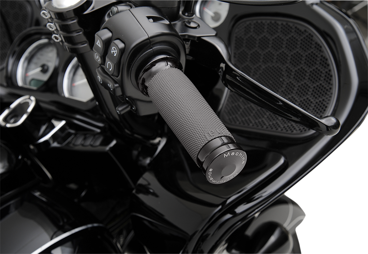 Performance Machine (PM) Contour Renthal Wrapped Grips - TBW - Black