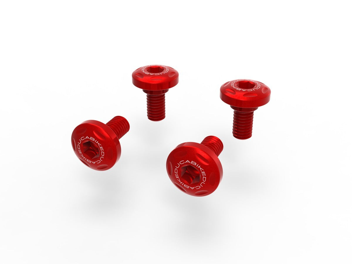 Ducabike DBK KVT32 DesertX Swingarm Screw Kit - RED