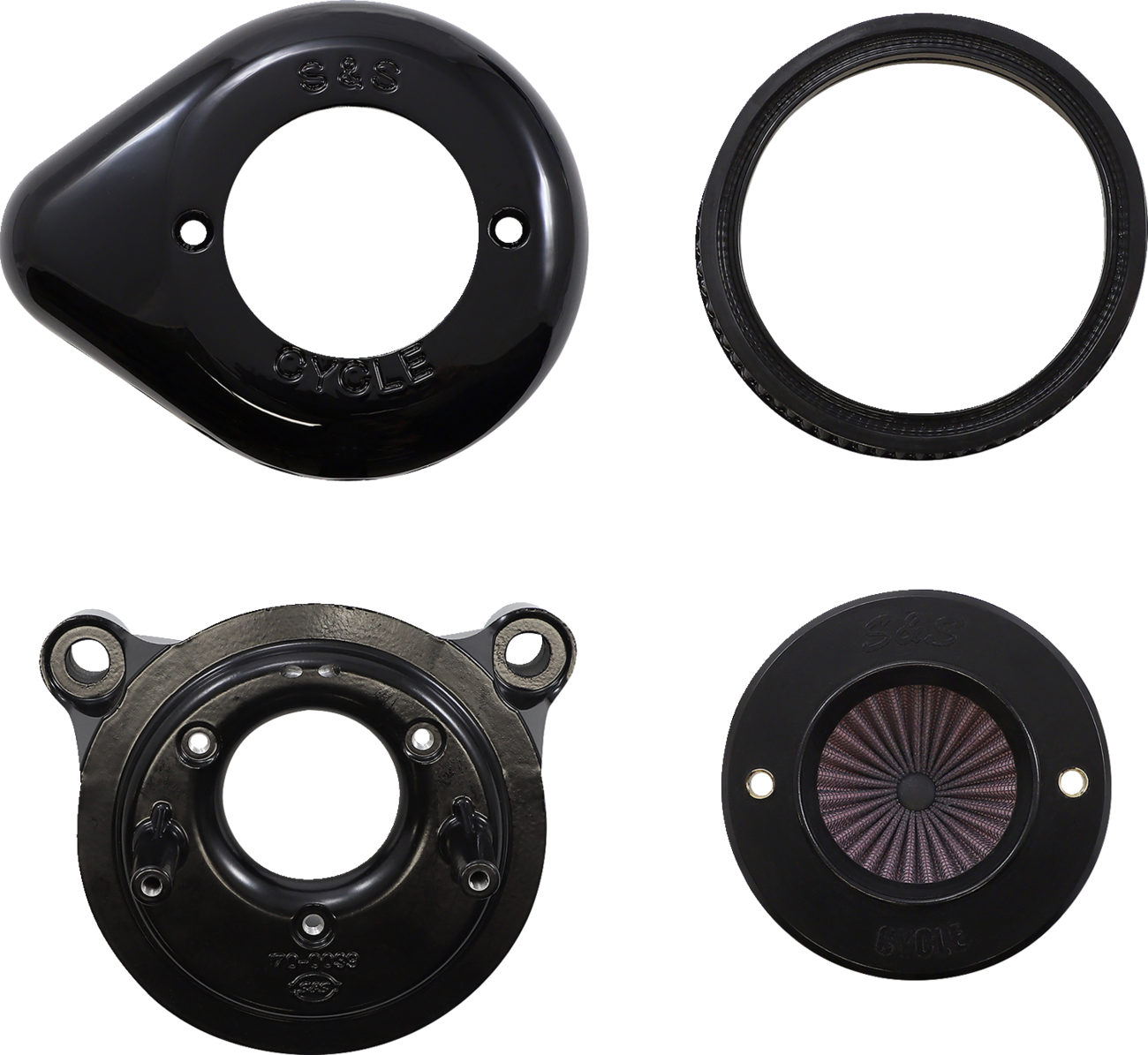 S&S Cycle Air Stinger Stealth Air Cleaner Kit - Black