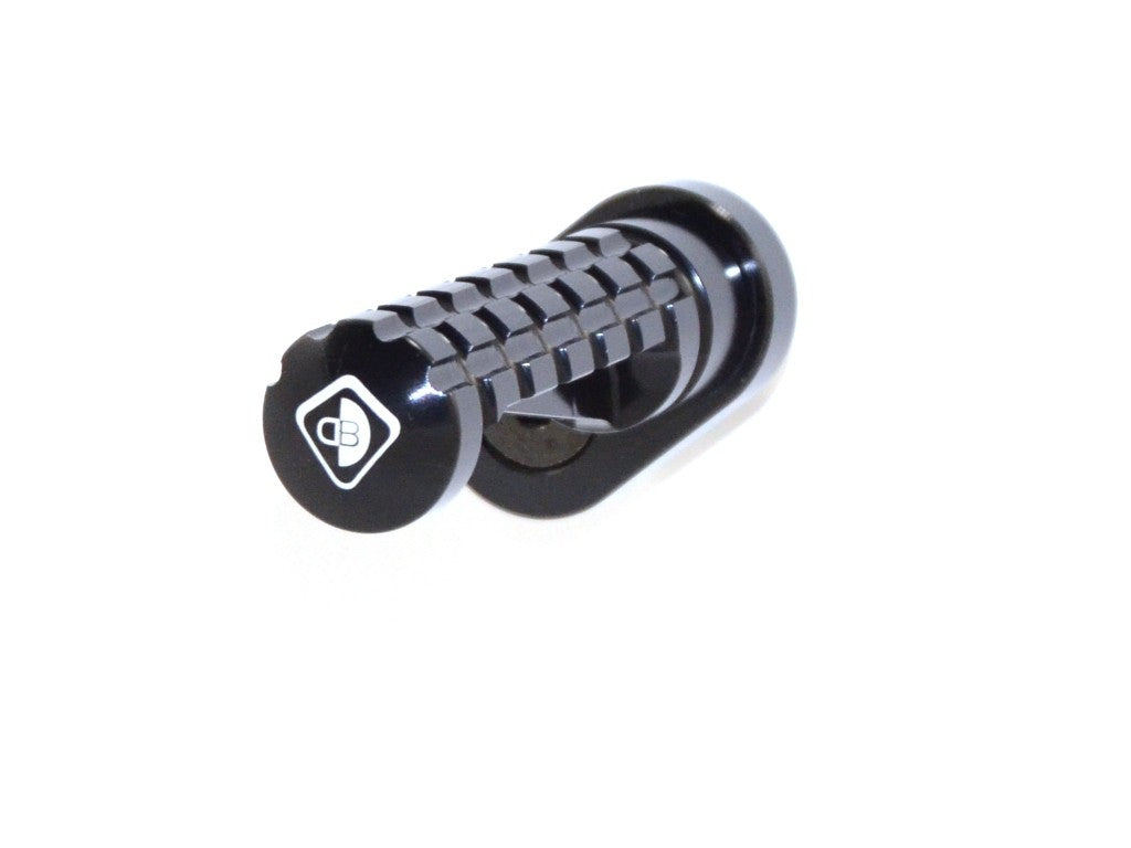 Ducabike DBK PPSCRA02 Adjustable Foot Pegs Scrambler - BLACK
