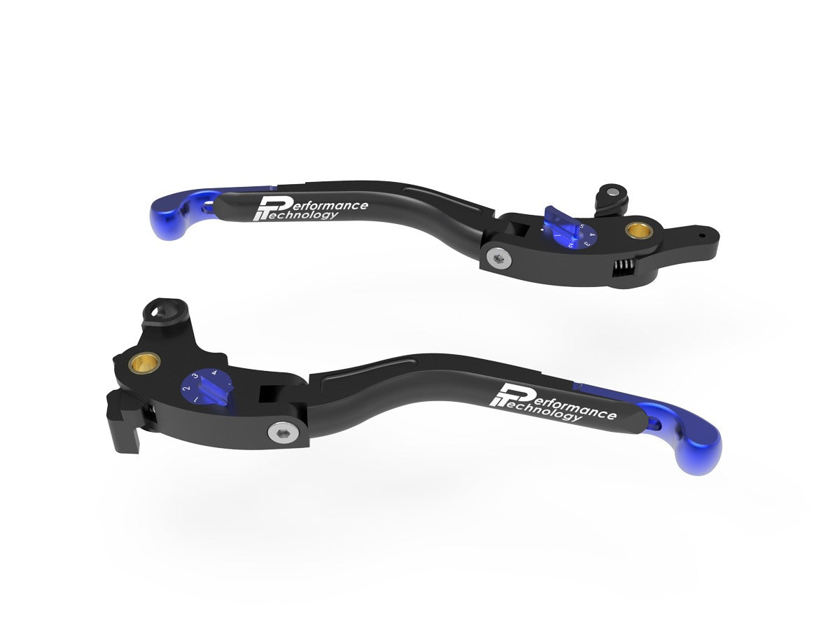 Ducabike DBK LEA20 BMW Brake / Clutch Adjustable Levers Eco GP 2 - BLACK-BLUE