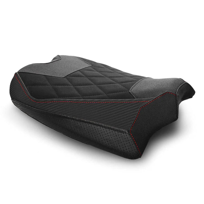 Luimoto Diamond Grezzo Seat Cover For Ducati Streetfighter V4 V4S - Rider