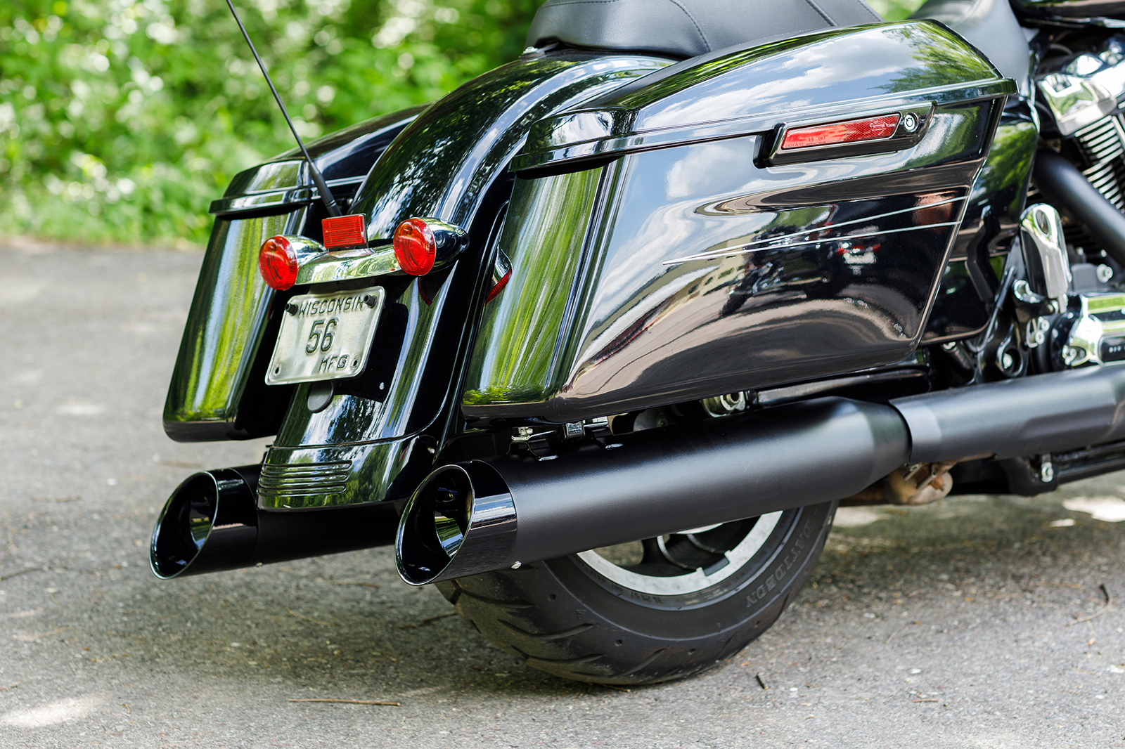 S&S Cycle 4-1/2" Black MK45 Cutlass Performance Mufflers