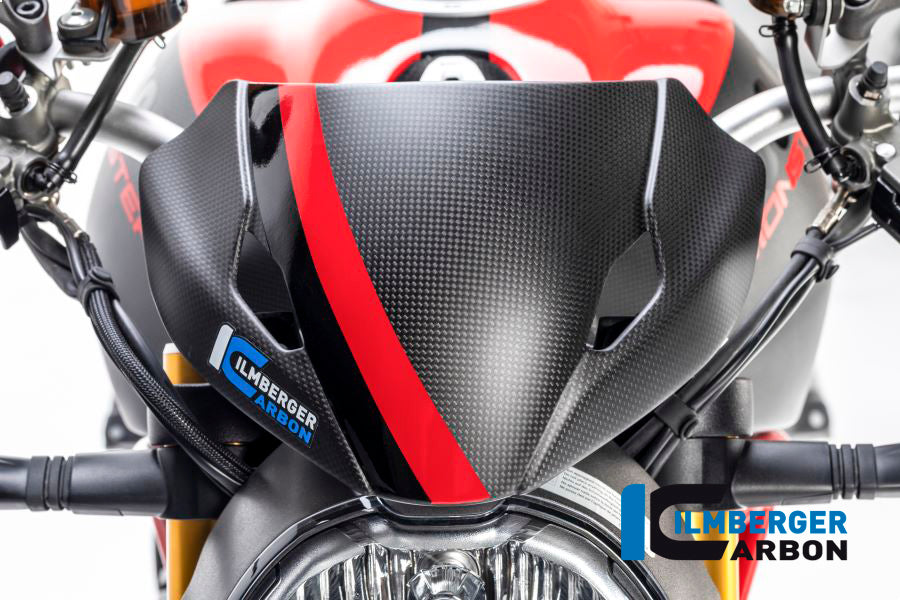 Ilmberger Carbon Windshield With Holder Ducati Monster 1200 / 1200 S - Matte