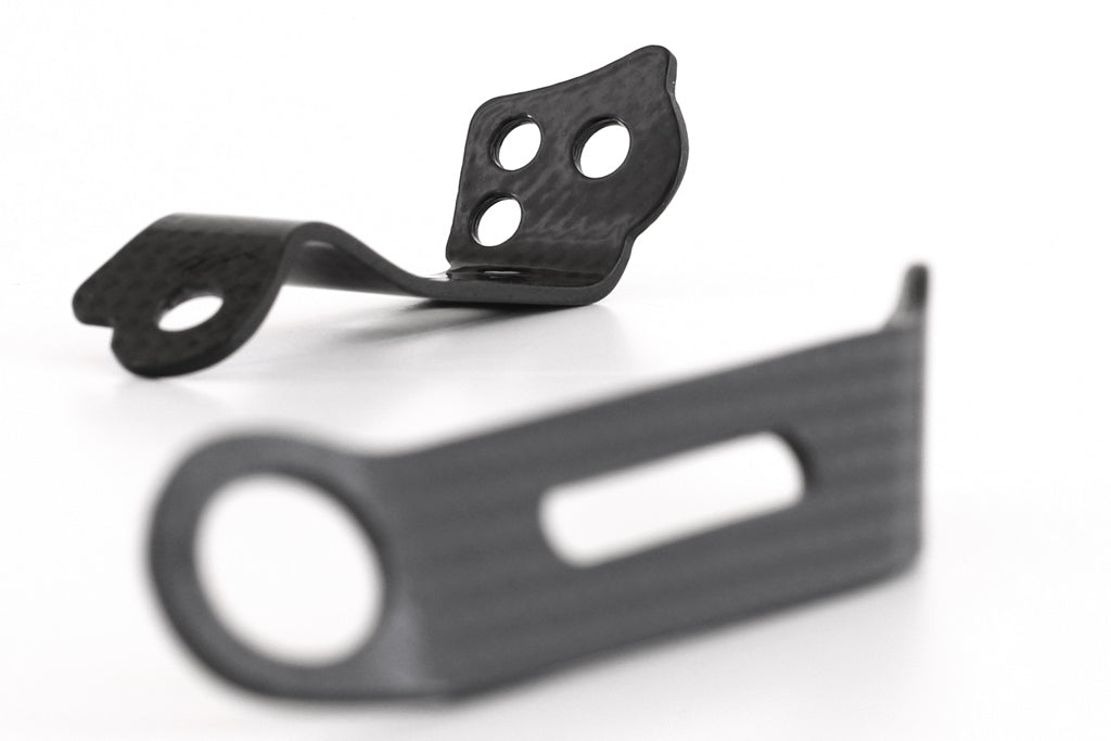 Fullsix Carbon BRAKE And CLUTCH RESERVOIR MOUNTS - SET